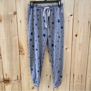 FP Movement by Free People Star Print Joggers - Gray and Blue
